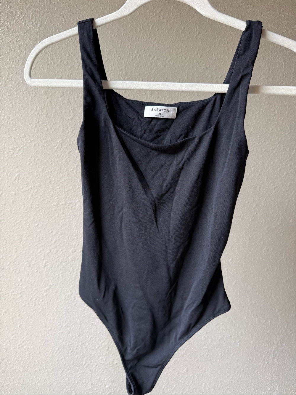 Babaton Charcoal Scoop Neck Bodysuit